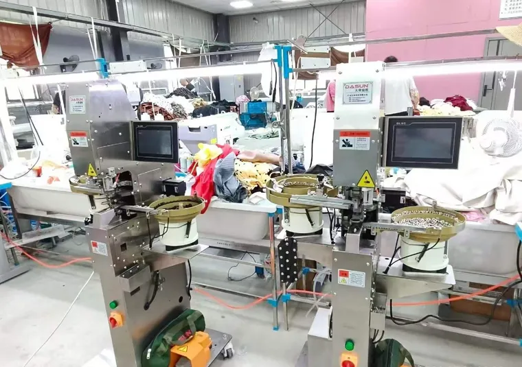 Automatic machines on our production line
